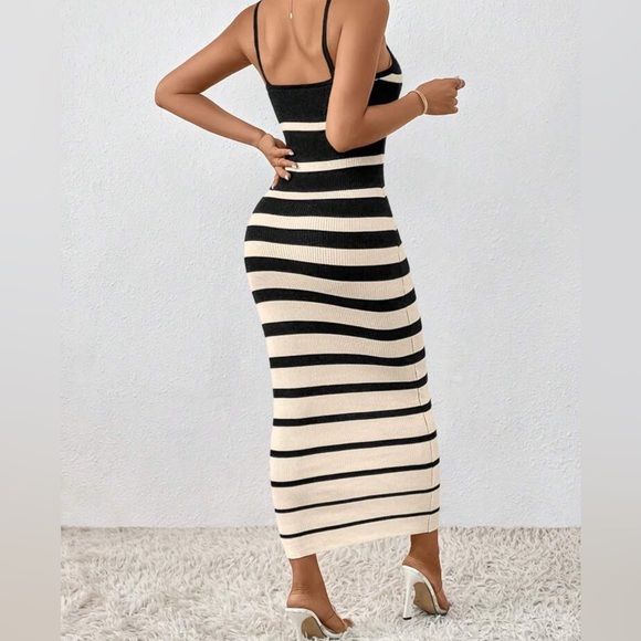 Striped Bodycon Dress - Various Sizes - Picture 2 of 3